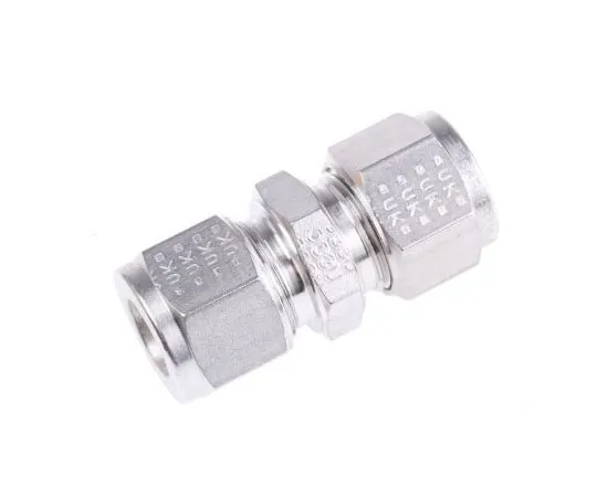 63-7539-77　S/steel tube to tube union,12mm OD　SCM12-316