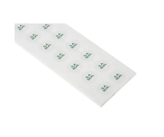 63-7547-91　RS PRO Adhesive Pre-Printed Adhesive Label-QA Seal-. Quantity: 200　445-4142