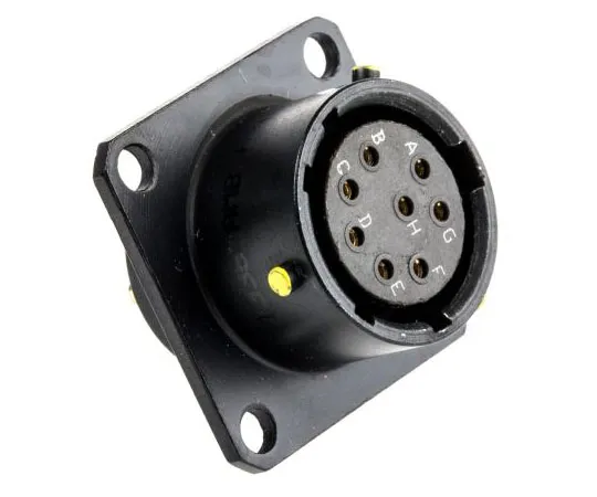 63-7479-93　Amphenol 62LC Series Panel Mount Connector, 8 contacts Socket　62LC-12E12-08SN(771)