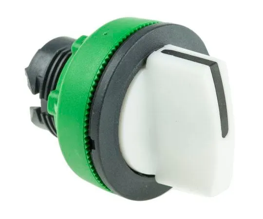 63-7389-33　Schneider Electric Harmony XB5 3 Position Selector Switch Head Standard Handle White Spring Return Left to Centre　ZB5FD701