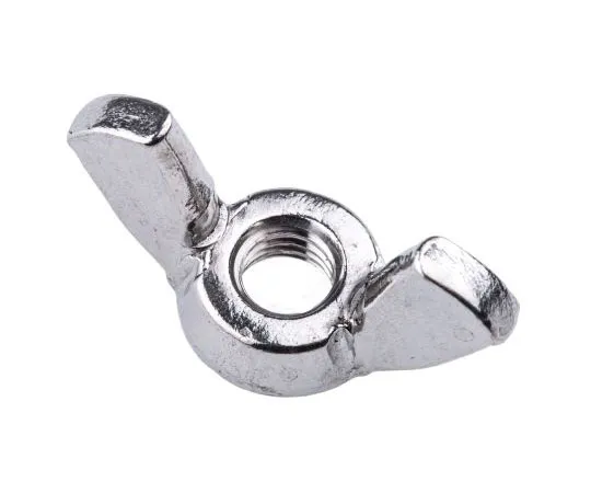 63-7447-63　30mm Plain Stainless Steel Wingnut, M6, A4 316　248-4343
