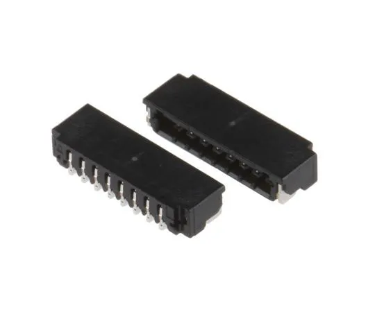 63-7385-15　Hirose DF52 52 Series 0.8mm Pitch 8 Way Right Angle Female FPC Connector　DF52-8S-0.8H(21)