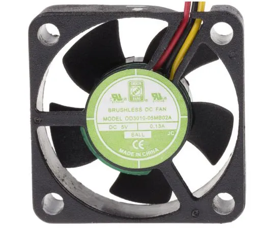 63-7372-20　RS PRO Axial Fan, 30 x 30 x 10.2mm, 4cfm, 400mW, 5 V dc, IP55　144-2033