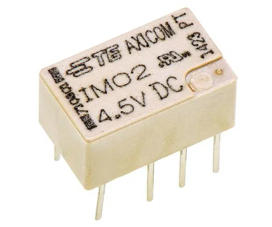 63-7536-19　TE Connectivity DPDT Non-Latching Relay PCB Mount, 4.5V dc Coil, 2A　IM02TS