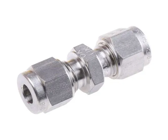 63-7539-75　S/steel tube to tube union,6mm OD　SCM6-316