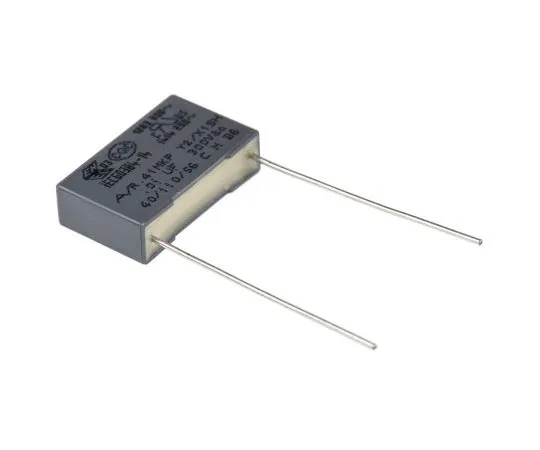 63-7544-88　KEMET 10nF Polypropylene Capacitor PP 1 kV dc, 300 V ac ±10% Tolerance Through Hole R41 Series　R413I21005000K