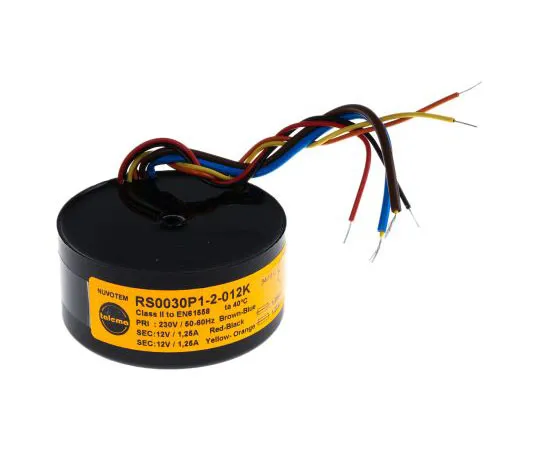 63-7432-83　2 Output Toroidal Transformer, 30VA, 2 x 12V ac　0030P1-2-012K