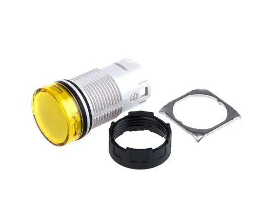 63-7536-40　Schneider Electric Harmony XB6 Series, Yellow Pilot Light Head, 16mm Cutout　ZB6AV5