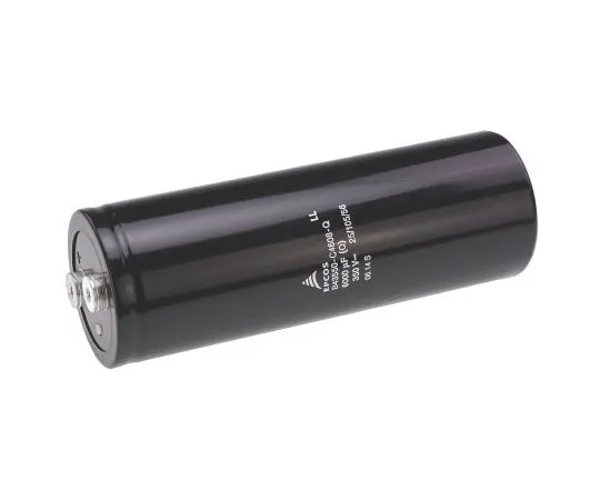 63-7414-77　EPCOS 6000μF 350V dc Aluminium Electrolytic Capacitor, Chassis Mount 76.9 (Dia.) x 220.7mm 76.9mm　B43550C4608Q