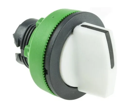 63-7389-38　Schneider Electric Harmony XB5 3 Position Selector Switch Head Standard Handle White Spring Return Right to Centre　ZB5FD801