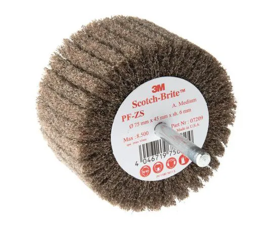 63-7431-54　3M Scotch-Brite Aluminium Oxide Flap Wheel Medium, 76.2mm x 25mm　405659