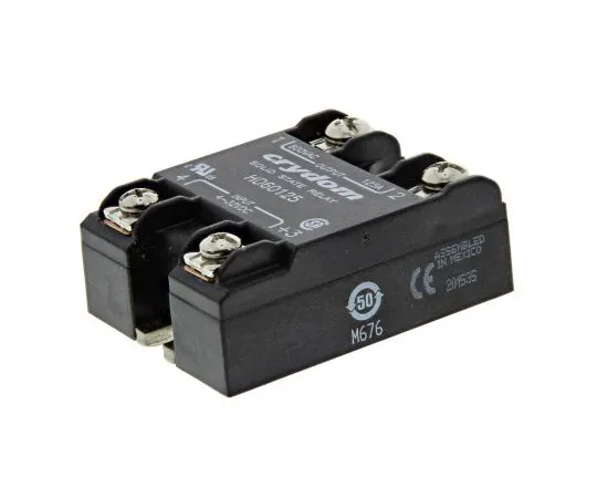 63-7471-51　Sensata / Crydom 125 A Solid State Relay, Zero Cross, Panel Mount, SCR, 660 V Maximum Load　HD60125