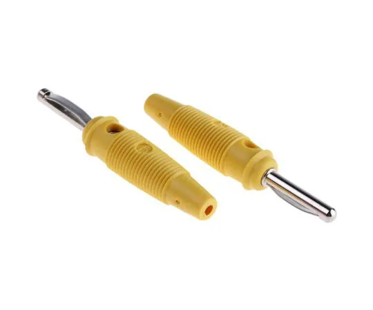 63-7379-55　Yellow Male Banana Plug Screw 60V dc　930058103