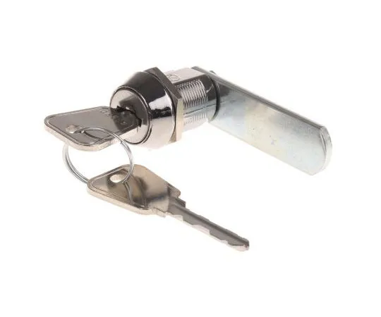 63-7501-32　Euro-Locks a Lowe & Fletcher group ******* Panel to Tongue Depth 20mm Chrome Plated Camlock, Key to unlock　2105512