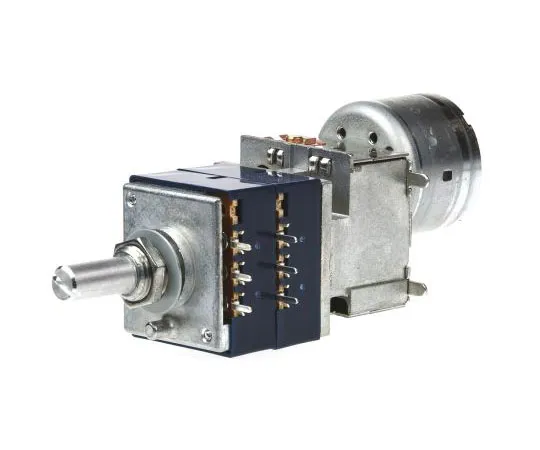 63-7438-95　Alps Electric Rotary Carbon Potentiometer with a 6 mm Dia. Shaft, 50kΩ, ±20%, 0.05W, Logarithmic RK27112MC01P　RK27112MC01P