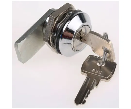 63-7518-56　Euro-Locks a Lowe & Fletcher group ******* Panel to Tongue Depth 16mm Zamak Chrome Plated Camlock, Key to unlock　F328-03-2 (455E)