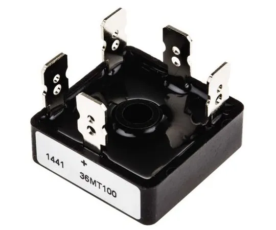63-7522-84　Vishay VS-36MT100, 3-phase Bridge Rectifier, 35A 1000V, 5-Pin D 63　VS-36MT100