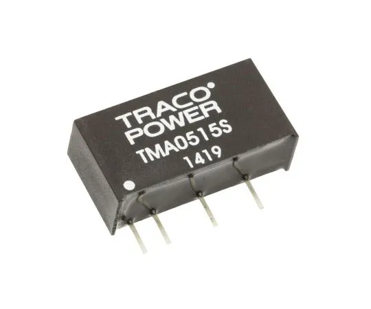 63-7415-63　TRACOPOWER TMA 1W Isolated DC-DC Converter Through Hole, Voltage in 4.5 → 5.5 V dc, Voltage out 15V dc　TMA 0515S