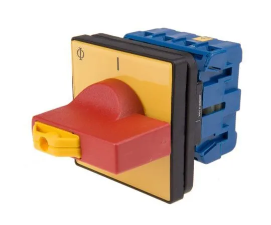 63-7464-34　4 Pole Panel Mount Non F***d Isolator Switch, 32 A, 11 kW, IP65　KG32BT204/GBA007E