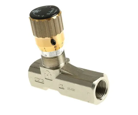 63-7465-18　RS PRO Line Mounting Hydraulic Flow Control Valve, G 1/2, 210 bar　283-4035