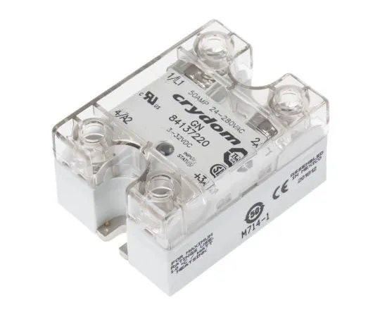 63-7391-77　Sensata / Crydom 50 A rms Solid State Relay, Instantaneous Turn-On, Panel Mount, TRIAC, 280 V ac Maximum Load　84137220