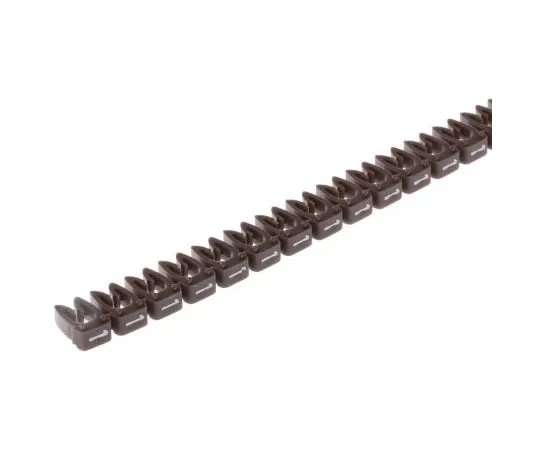 63-7478-10　Legrand Clip On Cable Marker, Pre-printed 1 Brown 2.8 → 3.8mm Dia. Range　0 382 21