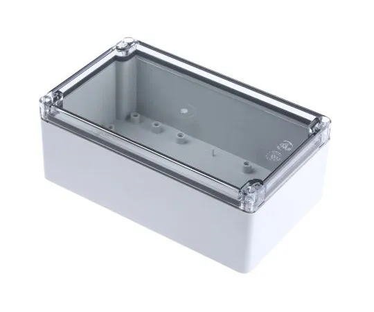 63-7430-93　Fibox Polycarbonate Enclosure, IP66, IP67, 200 x 120 x 75mm　PCT 122008 ENCLOSURE