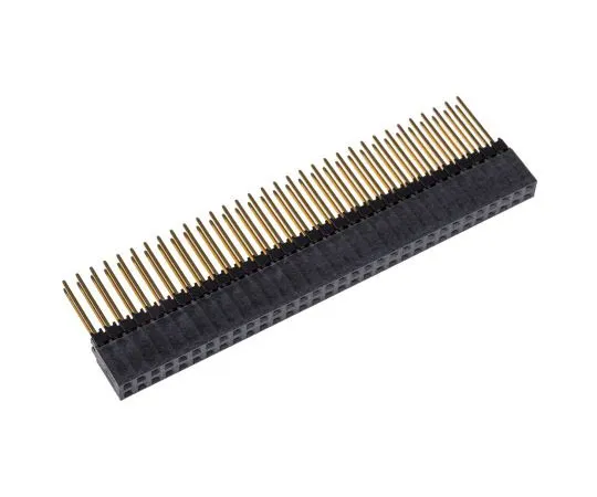 63-7450-62　Samtec ESQ Series 2.54mm Pitch 64 Way 2 Row Straight PCB Socket, Through Hole, Solder Termination　ESQ13239GD