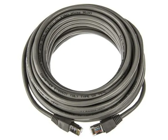 63-7528-08　RS Pro Grey Cat5e Cable STP, 10m Male RJ45/Male RJ45　400-9679