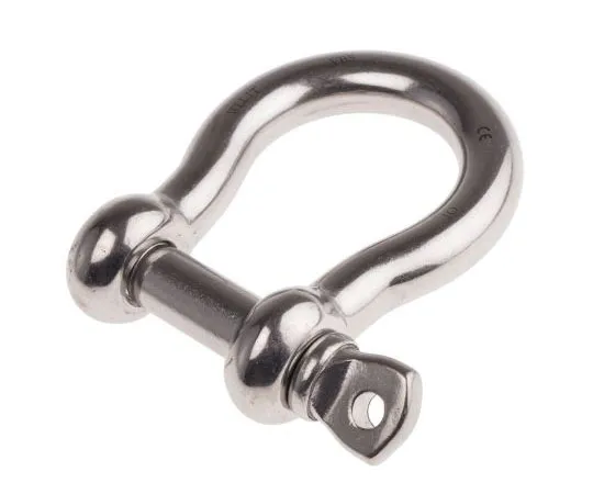 63-7487-07　RS Bow Shackle, Stainless Steel, 1t　312-3588