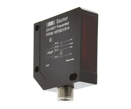 63-7496-16　Baumer FPDM 16P Photoelectric Sensor Retroreflective 4 m Detection Range PNP　FPDM 16P3921/S14
