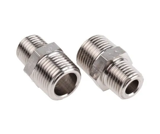 63-7510-52　Legris LF3000 20 bar Brass Pneumatic Straight Threaded Adapter, R 1/4 Male Male　0900 13 17