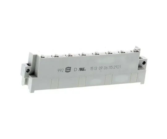 63-7382-19　Harting 15 Way 5.08mm Pitch, 2 Row, Right Angle DIN 41612 Connector, Plug　9061152921