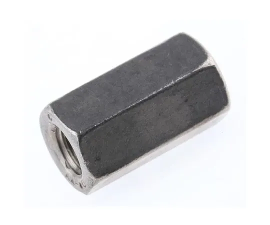 63-7422-79　18mm Plain Stainless Steel Coupling Nut, M6, A4 316　206-2252