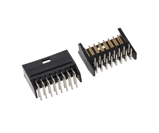 63-7438-34　TE Connectivity AMPMODU MOD II, 16 Way, 2 Row, Right Angle PCB Header　280390-2