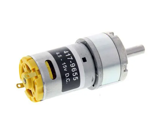 63-7533-98　RS PRO, 12 V dc, 1284 gcm, Brushed DC Geared Motor, Output Speed 1974 rpm　417-9655
