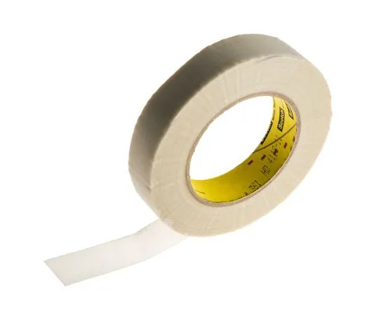 63-7440-16　3M 361 White Cloth Tape, 25mm x 55m, 0.17mm Thick　361X25,4