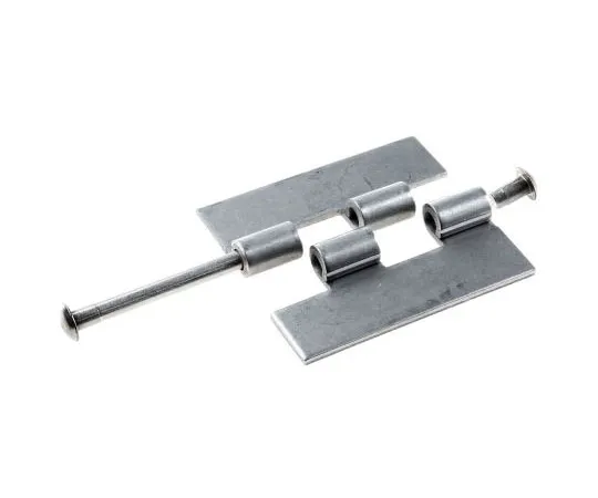 63-7501-17　Pinet Deburred Stainless Steel Butt Hinge with a Lift-off Pin, 80mm x 30mm x 3mm　52-A-3771