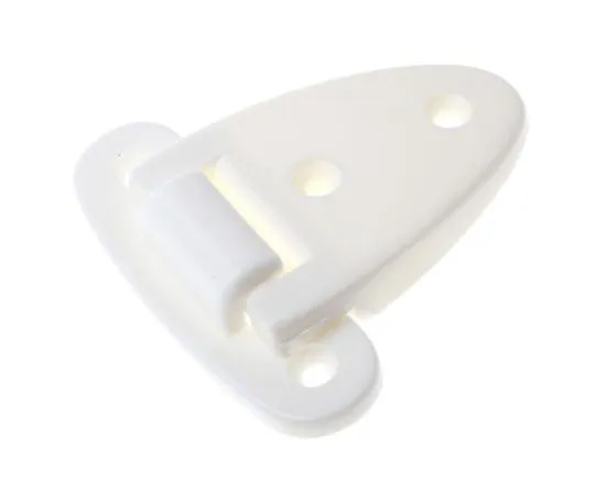 63-7543-71　RS PRO White Plastic Stay Put Hinge Screw, 61.5mm x 60mm x 13.5mm　438-9919