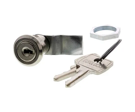 63-7501-34　Euro-Locks a Lowe & Fletcher group ******* Panel to Tongue Depth 15.5mm Nickel Camlock, Key to unlock　B233017