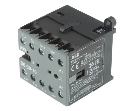 63-7547-35　ABB 3 Pole Contactor, 9 A, 24 V ac Coil, B Range, 3NO, 4 kW　GJL1211001R0101  B6-30-10-01