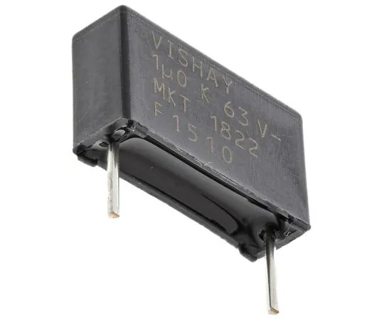 63-7388-43　Vishay 1μF Polyester Capacitor PET 40 V ac, 63 V dc ±10% MKT 1822 Series Through Hole　MKT 1822 510-065