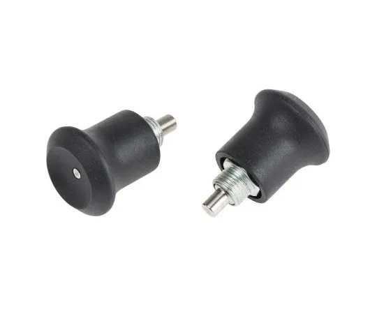 63-7373-14　RS PRO 30mm Matt, Zinc Plated Stainless Steel (Spring, Body, Pin), Thermoplastic (Knob) Index Index Bolt, M8 x 0.75　144-3684