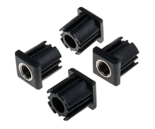 63-7439-18　RS PRO Square Nylon Threaded Tube Insert, M20, 40 x 40 x 43mm, 1000kg Static Load Capacity　235-0997