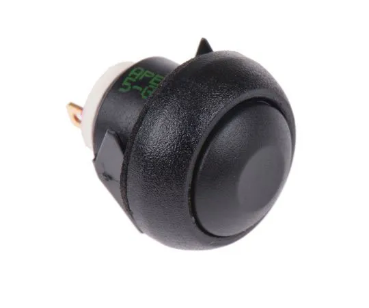63-7512-18　APEM Single Pole Single Throw (SPST) Momentary Miniature Push Button Switch, IP67, 13.6 (Dia.)mm, Panel Mount, 32V ac　438164