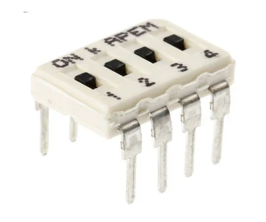 63-7471-43　4 Way Through Hole DIP Switch　IKN0400000