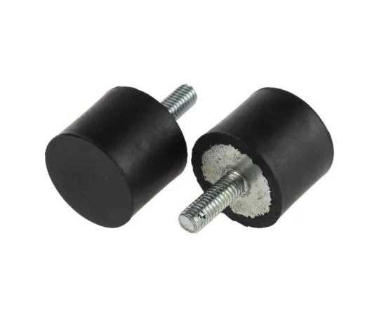 63-7385-50　RS PRO 20mm Shock Mount M6 25mm Diameter 18.4 kg, 38.5 kg Compression Load, Male Only Natural Rubber　162-3225