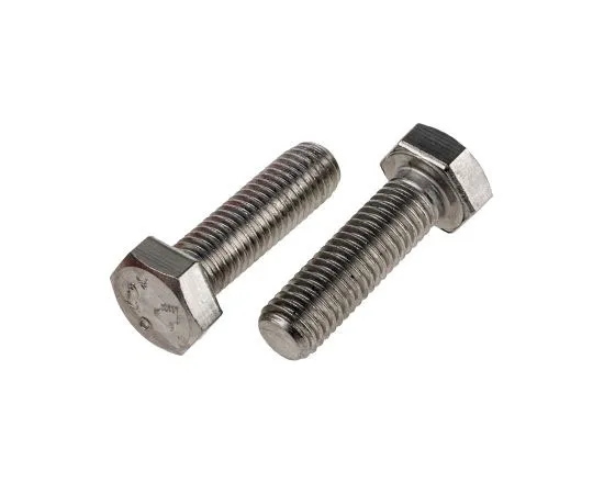 63-7410-80　Plain Stainless Steel Hex M12 x 40mm Set Screw　183-9130