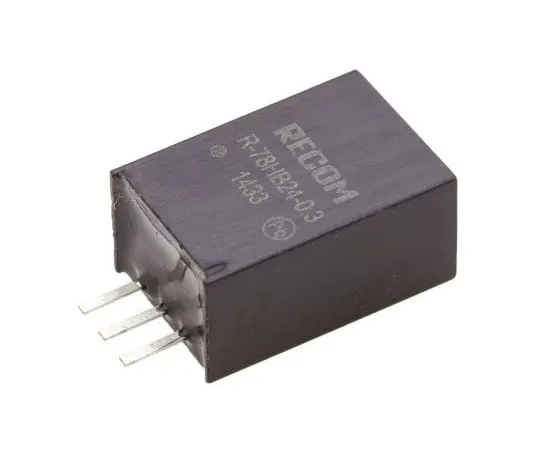 63-7356-37　Recom Switching Regulator, 36 → 72V dc Input, 24V dc Output, 300mA　R-78HB24-0.3