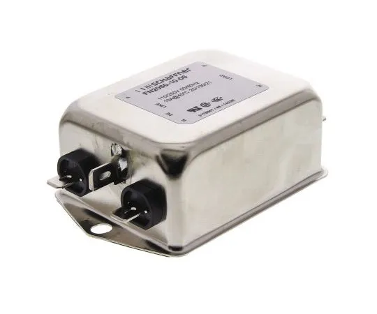 63-7430-02　Schaffner FN2060 Series 10A 250 V ac 400Hz Chassis Mount RFI Filter, with Tab Terminals, Single Phase　FN2060-10-06